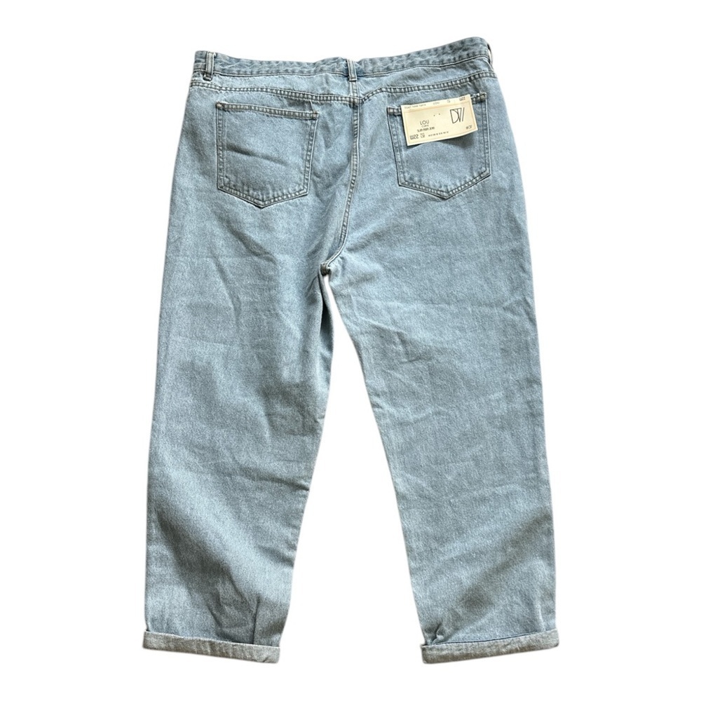 ASOS Don’t Think Twice Plus Lou Mom Jean Light Wash Women’s Size 18 NWT - Picture 10 of 10